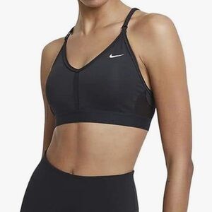 Nike Indy wire-free black sports bra large